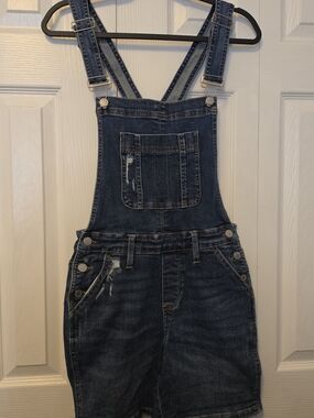 Judy Blue Blue Denim Overalls with Metal Buckles
